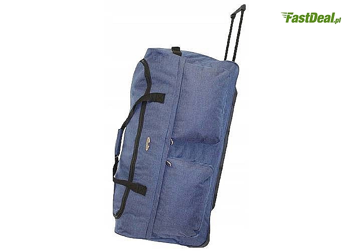 Praktyczna torba podróżna na kółkach o pojemności ok. 78 L zapewni komfort podczas podróży