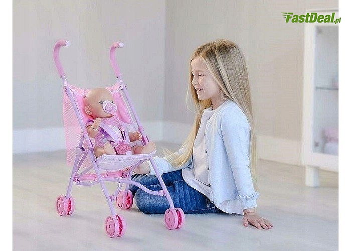 Niczym mama! Wózek spacerówka dla lalek Baby Born zachwyci każdą dziewczynkę!