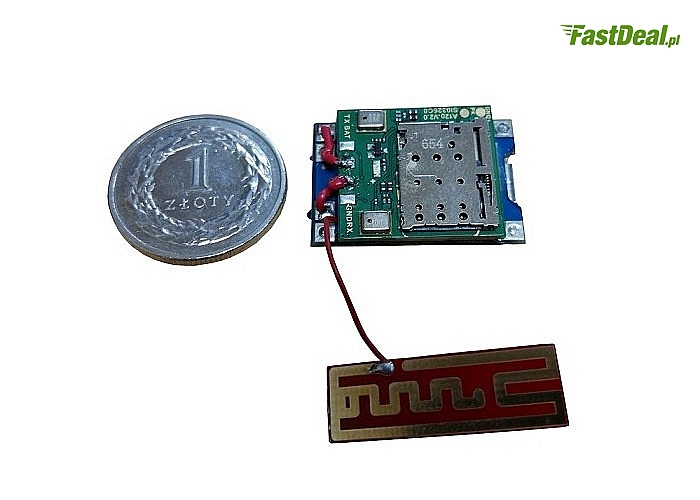 Mikroskopijne urządzenia podsłuchowe GSM z funkcją aktywacji dźwiękiem