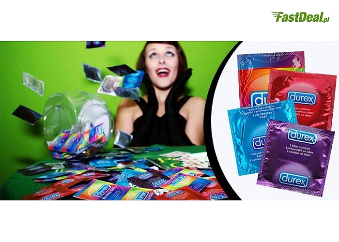 PREZERWATYWY DUREX! MIX różnych rodzajów! Idealny prezent na WALENTYNKOWĄ NOC!