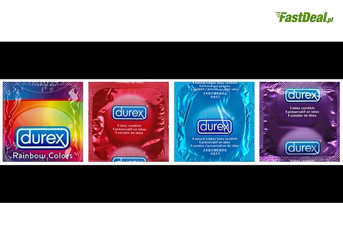 PREZERWATYWY DUREX! MIX różnych rodzajów! Idealny prezent na WALENTYNKOWĄ NOC!