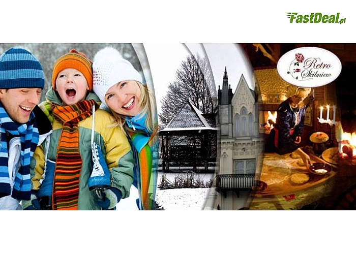 Mazowieckie! BAL SYLWESTROWY w Retro Skibniew + 3 noclegi + wyżywienie + biesiada z grzańcem + Ruska Bania + korzystanie z sali fitness + rodzinne zabawy i warsztaty kulinarne + pobyt dziecka do lat 10! 