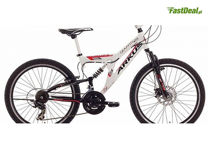 ROWERY ARKUS! Trzy modele: Forester, 405 lub 505.  Koła: 24” lub 26”! Solidne wykonanie. Aluminiowa rama, hamulce tarczowe, osprzęt SHIMANO lub Arkus & Romet (od 519 zł)