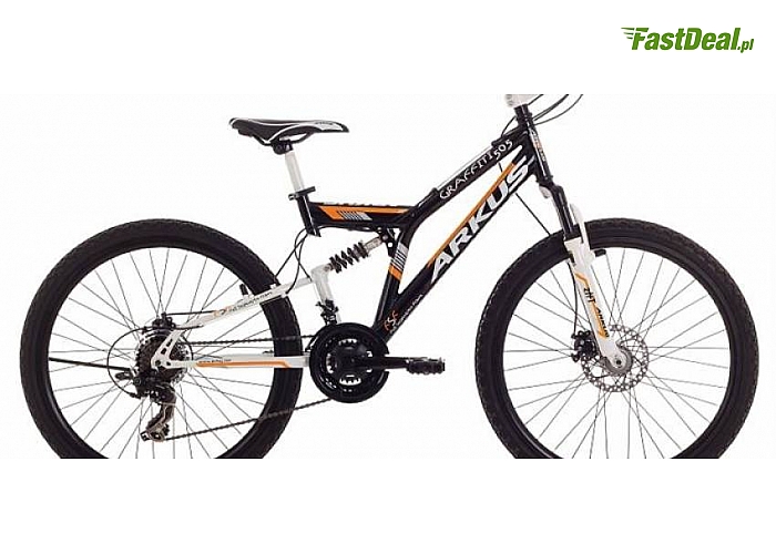 ROWERY ARKUS! Trzy modele: Forester, 405 lub 505.  Koła: 24” lub 26”! Solidne wykonanie. Aluminiowa rama, hamulce tarczowe, osprzęt SHIMANO lub Arkus & Romet (od 519 zł)