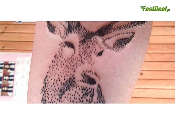 WYKONANIE TATUAŻU (5 x 5 cm, 10 x 10 cm lub 15 x 15 cm) w Studio Tatuażu Cypis Tattoo