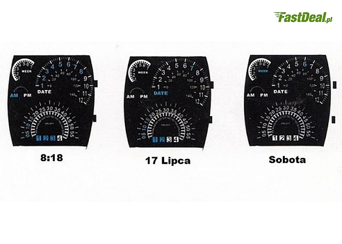 MĘSKI ZEGAREK SPORTOWY, BINARNY, LED! IDEALNY PREZENT NA DZIEŃ CHŁOPAKA! (27,90)