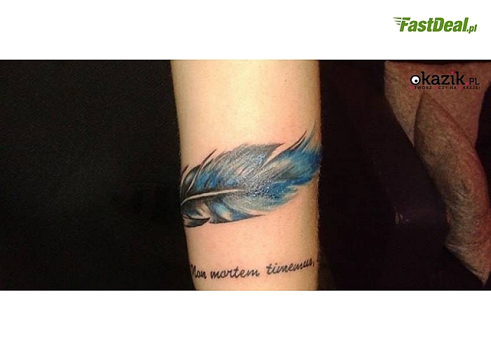 TATUAŻ o o wymiarach 5x5 cm, 10x10 cm lub 15x15 cm. Studio Tatuażu Cypis Tattoo w Warszawie! (od 59 zł)