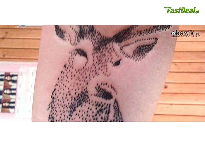 TATUAŻ o o wymiarach 5x5 cm, 10x10 cm lub 15x15 cm. Studio Tatuażu Cypis Tattoo w Warszawie! (od 59 zł)