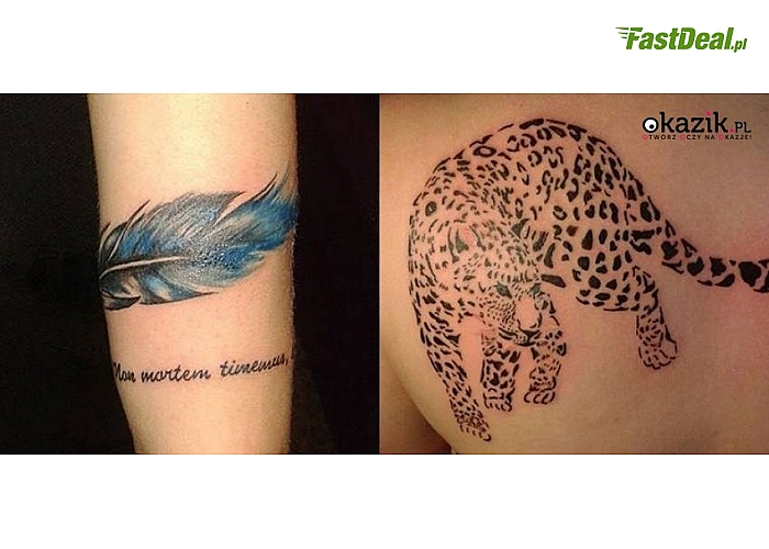 TATUAŻ o o wymiarach 5x5 cm, 10x10 cm lub 15x15 cm. Studio Tatuażu Cypis Tattoo w Warszawie! (od 59 zł)