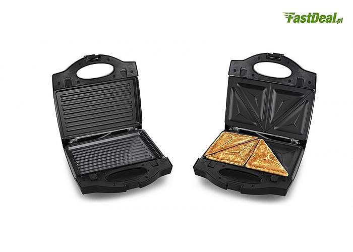 Opiekacz, gofrownica i grill w jednym! (79 zł)