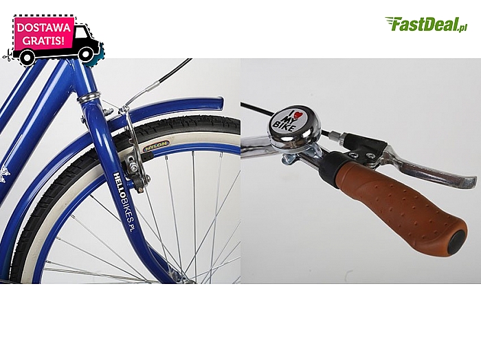 ROWER MIEJSKI DAMSKI VINTAGE 26 cala marki Hellobikes