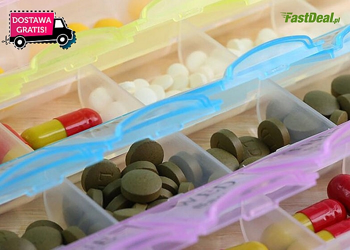 Pojemnik do dawkowania leków pomoże w regularnym przyjmowaniu tabletek