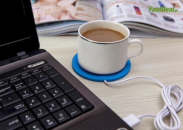 PODGRZEWACZ DO KUBKA na kabel USB! Utrzymuje temperaturę napojów do 60°C