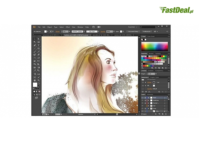 Kurs online: Adobe Illustrator CS6 dla zaawansowanych i początkujących. Roczny dostęp do platformy TeacherBird.com