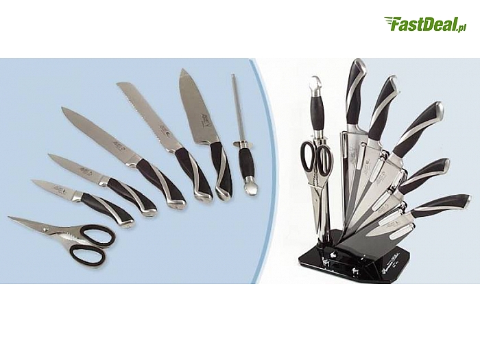 199 zł zamiast 299 zł za komplet EKSKLUZYWNYCH NOŻY Herman Miller model Messina 8 elementów ze sklepu Bergnershop.pl