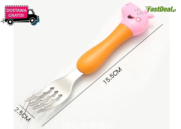 Sztućce dla dziecka z motywem bajki Świnka Peppa! Idealne dla Twojego malucha!