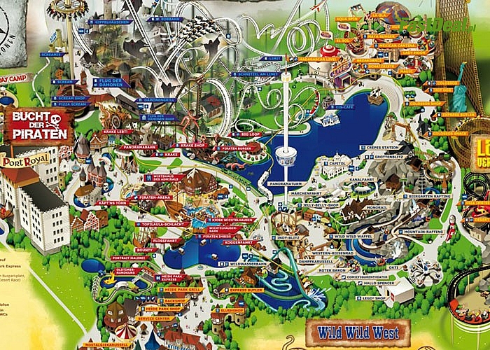 Halloween w Heide Park. Największe wesołe miasteczko w Europie. Niezapomniana zabawa.
