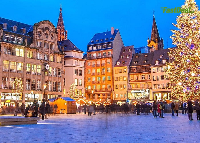 Poczuj niezwykły nastrój Świąt Bożego Narodzenia uczestnicząc w jarmarku w Alzacji!!Przejazd autokarem Premium!