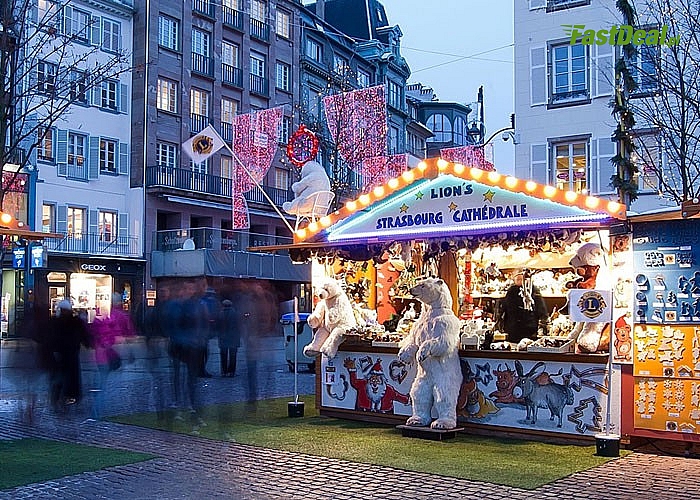 Poczuj niezwykły nastrój Świąt Bożego Narodzenia uczestnicząc w jarmarku w Alzacji!!Przejazd autokarem Premium!
