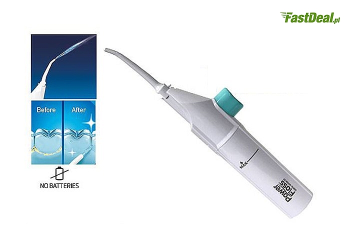 Bezprzewodowy irygator do zębów Power Floss! Praktyczne urządzenie polecane przez wielu dentystów!