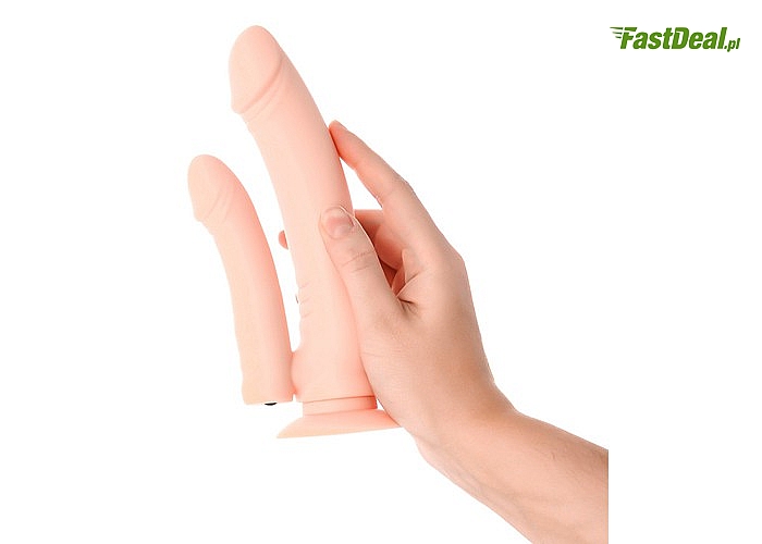 Podwójne dildo. A-TOYS 761030 Wibrator