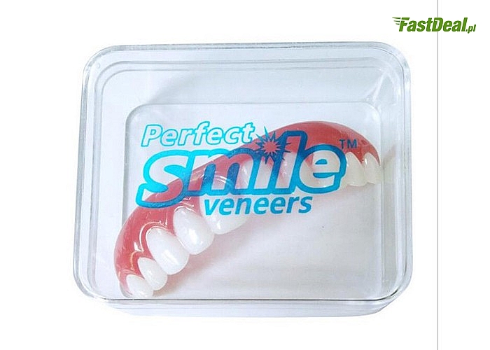 Perfect Smile! Tymczasowa nakładka na górne zęby, która pozwoli Ci w szybki i tani sposób uzupełnić braki w uzębieniu!
