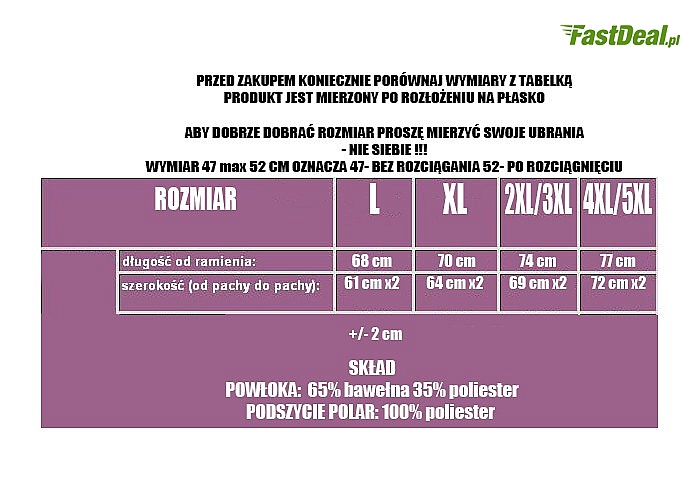 Stylowy, ciepły bezrękawnik męski! W całości ocieplony polarem! Praktyczny i komfortowy!