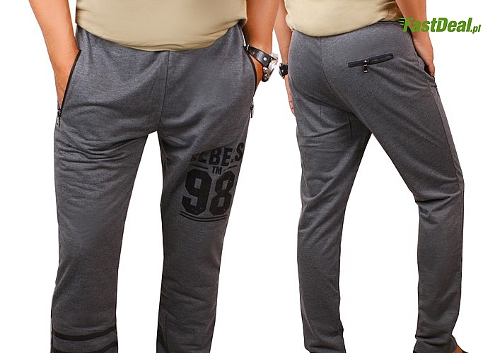 Wygodne miejskie sportowe spodnie dresowe! Dwa kolory! Najwyższa jakość wykonania! Oddychający materiał!