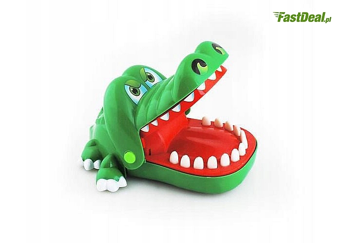 Chory ząbek u dentysty. Gra zręcznościowa Krokodyl dla Twojego dziecka! Świetna zabawa z egzotycznym zwierzakiem!