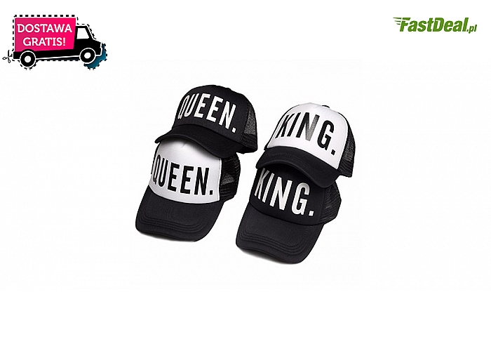 Król czy Królowa? Powiedz wszystkim kim jesteś! Efektowna czapka z daszkiem w dwóch kolorach do wyboru! (39,90 zł)