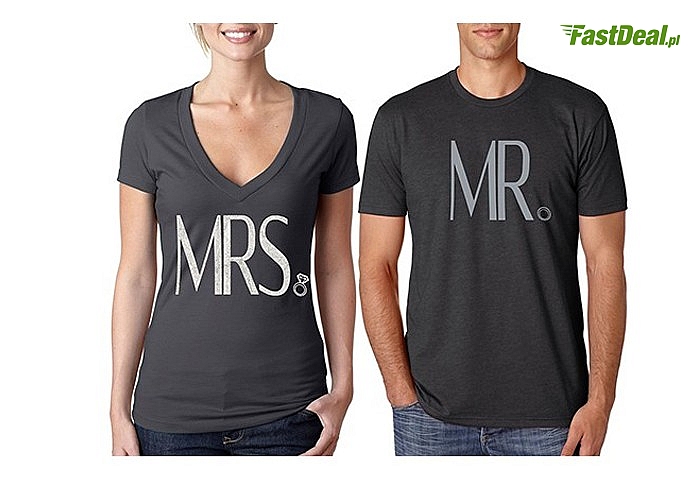 NOWOŚĆ! Komplet koszulek dla par zakochanych! Najwyższa jakość wykonania! Komfort noszenia!