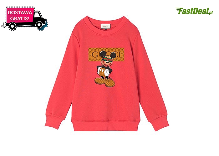 Bluza dziecięca GUCCI z myszką Miki! Najwyższej jakości materiał! 7 kolorów do wyboru! Mnóstwo rozmiarów!