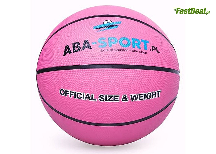 HIT! Piłka do koszyków ABA-SPORT! Atrakcyjny kolor! Najwyższa jakość! Dla dzieci i młodzieży!
