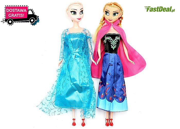 Lalki z bajki Kraina Lodu – Księżniczka Anna i Elsa