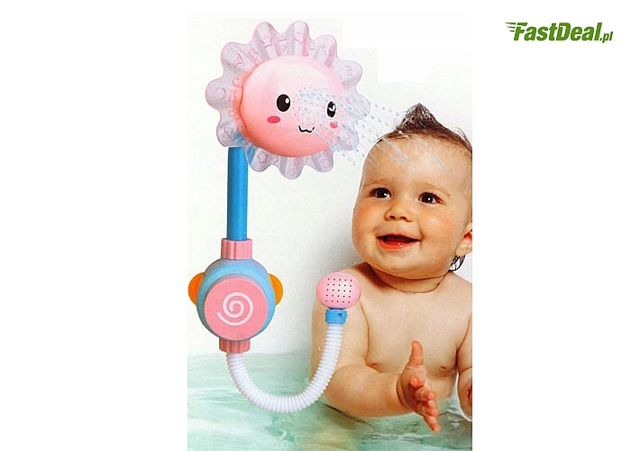 Kwiatowy prysznic SŁONECZNIK ZABAWKA DO KĄPIELI dla najmłodszych! Edukacja poprzez zabawę także podczas kąpieli!