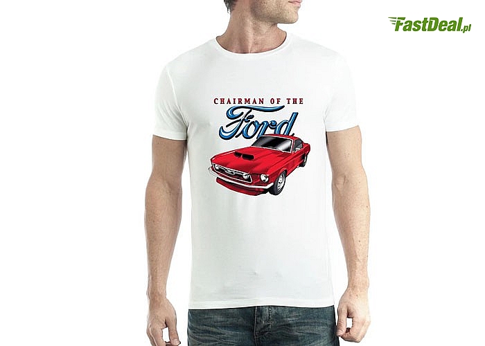 Licencjonowane koszulki FORD dla miłośników motoryzacji i nie tylko