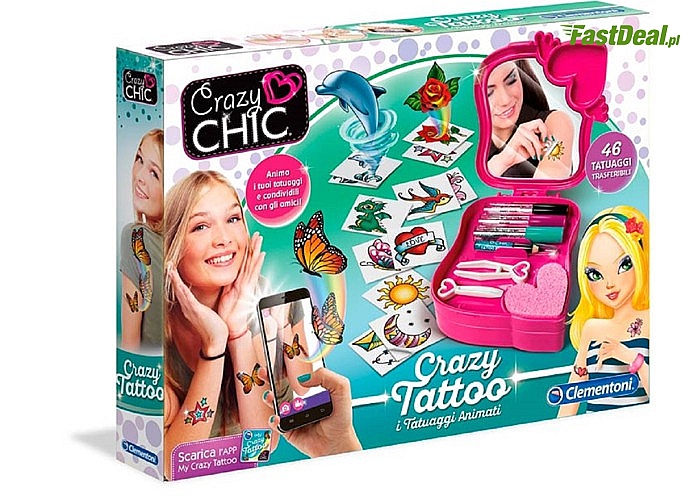 Super zestawy dla dziewczynek!! Do wyboru piękna biżuteria oraz kolorowe tatuaże!