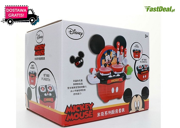 Dla małego kucharza! Kuchnia dziecięca z Myszką Mickey lub Minnie do wyboru!
