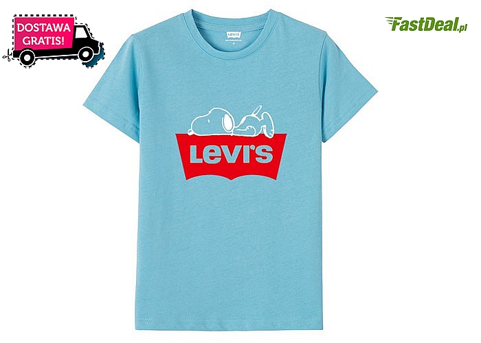 Bluzka dziecięca Levi’s Snoopy! Najwyższa jakość wykonania! Mnóstwo kolorów i rozmiarów!