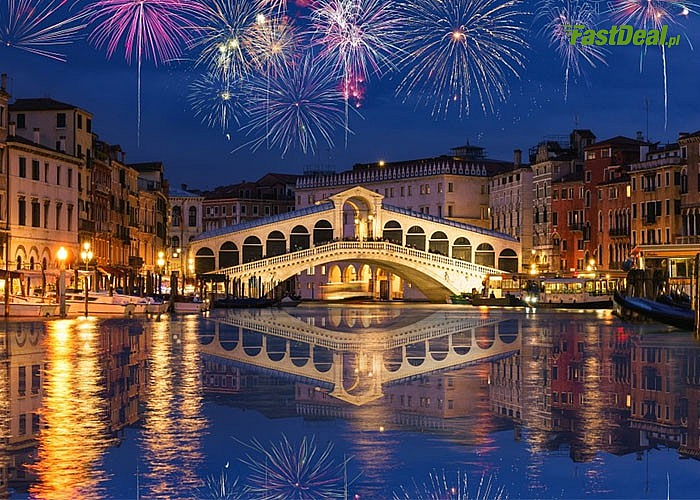 Przywitaj nowy rok w jednym z najpiękniejszych miejsc świata! Sylwester w Wenecji! Autokar PREMIUM! Wyżywienie! Nocleg!