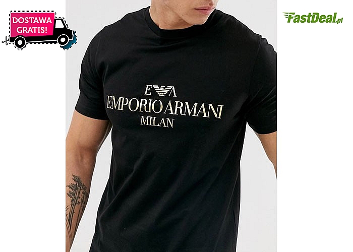 Modna koszulka EMPORIO ARMANI MILAN – dla stylowych mężczyzn!