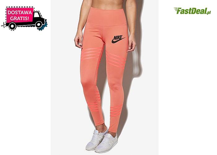 Stylowo na sportowo! Damskie legginsy Nike z szerokim pasem, w trzech kolorach do wyboru!