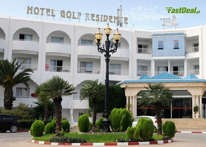 Przepiękna Tunezja! Golf Residence! 8-dniowy pobyt w Sousse! Lot samolotem! Wyżywienie!