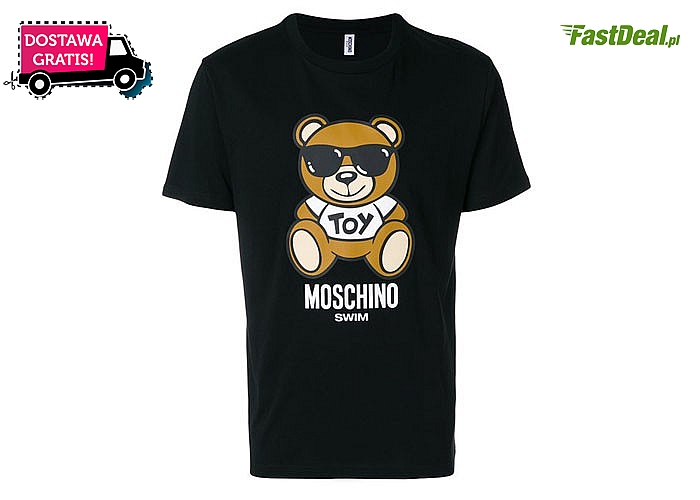 Stylowe męskie wydanie! Koszulka Moschino w dwóch kolorach do wyboru
