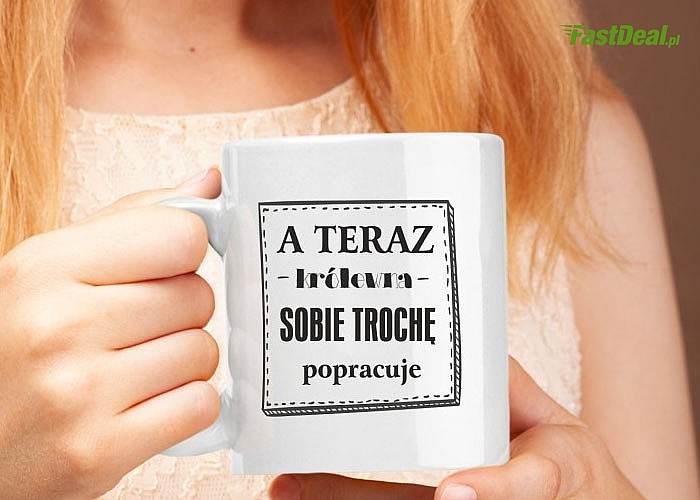 Kubek który zawsze wywołuje uśmiech na twarzy . Doskonały i praktyczny pomysł na prezent !!!