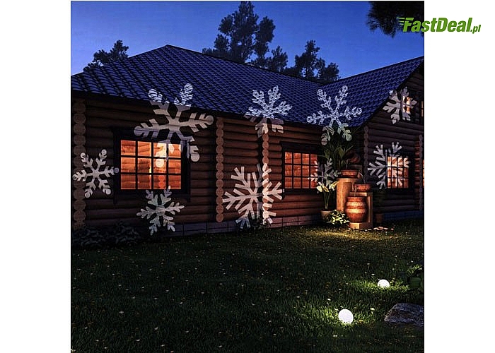 Ozdób dom na Boże Narodzenie bez wysiłku! Projektor LED z motywami świątecznymi Ci w tym pomoże!
