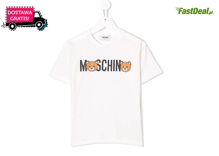 Modnie i stylowo w każdym wieku! Dziecięca koszulka Moschino w pięciu kolorach do wyboru!