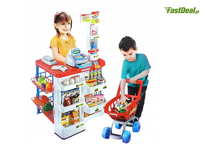 Zabawa w zakupy! Supermarket dla dzieci! Nauka poszczególnych produktów oraz posługiwania się środkami płatniczymi!