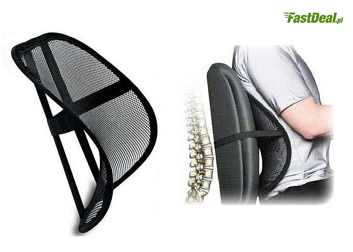 Komfort siedzenia i zdrowie gwarantowane! Ergonomiczna podpórka pod plecy
