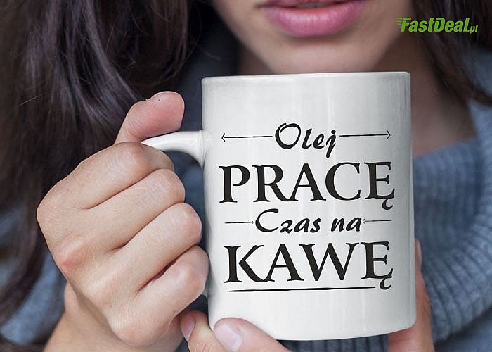 Kubek który zawsze wywołuje uśmiech na twarzy . Doskonały i praktyczny pomysł na prezent !!!